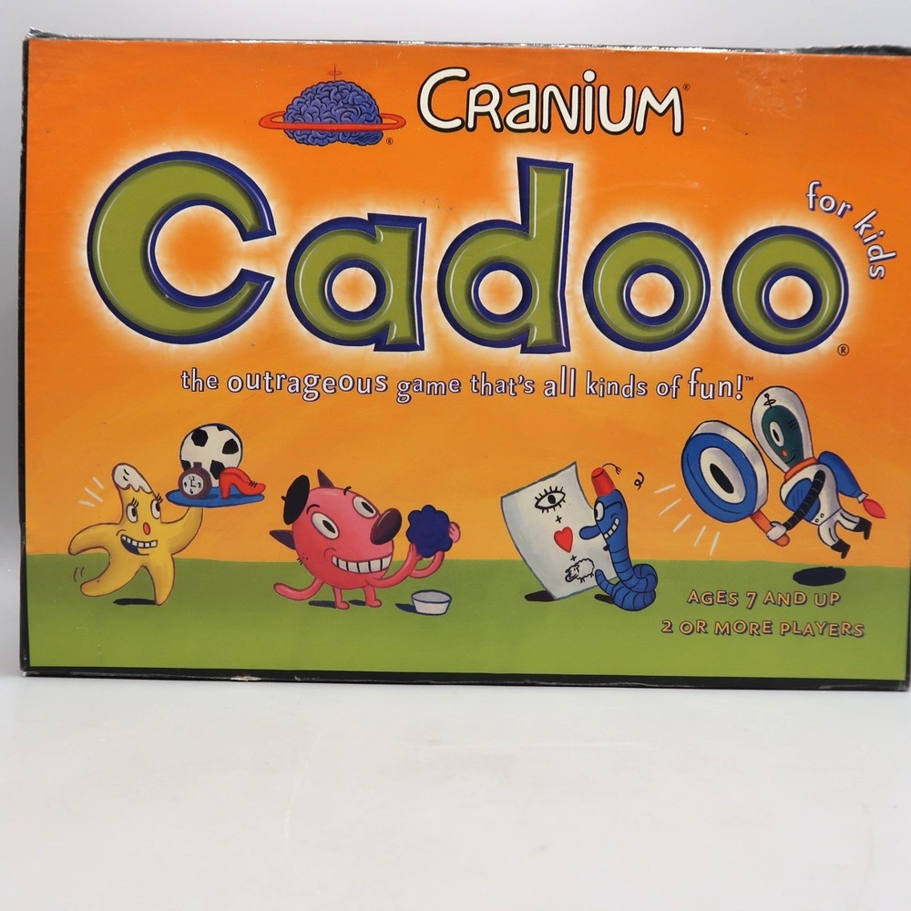 Cranium Cadoo Complete 2002 for Kids Board Game Ages 7+ Family Fun